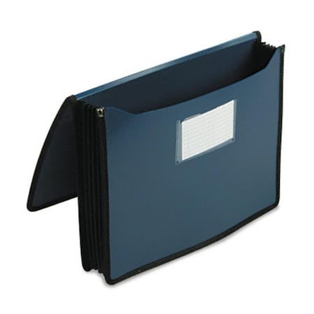MADE-TO-STICK Premium 5 in Expansion Wallets  Poly  Letter  Navy Blue MA184954